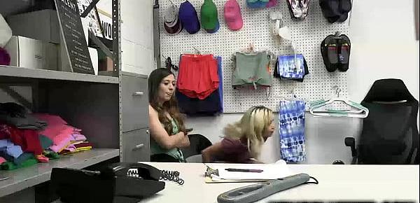  Babe Natalie Brooks realized that stealing comes with a price. She is interrogated by the security officer and he learns that she has an accomplice in stealing money from the store.